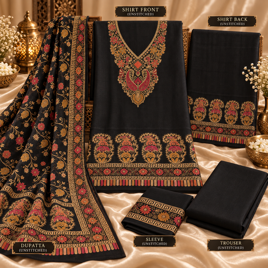 Regal Kani Zari Wool Blend  KZ-0880