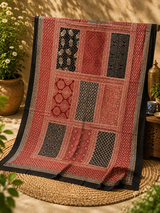 Ajrak dupatta 0707