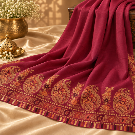 Regal Kani Zari Wool Blend| KZ-0879