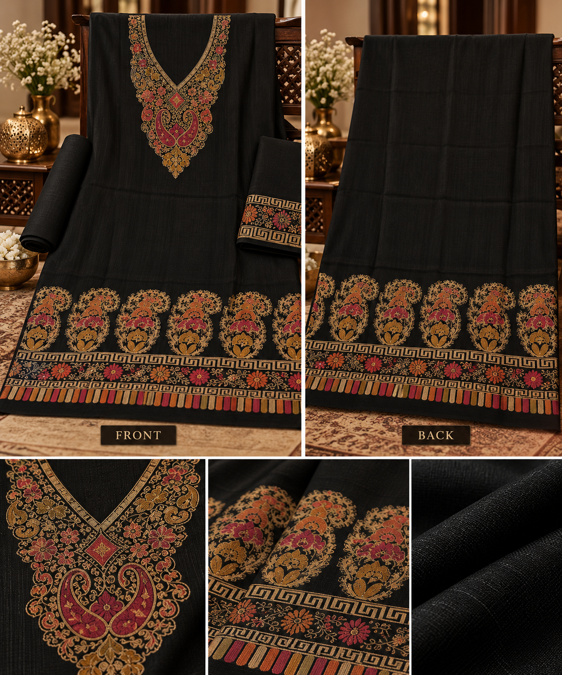 Regal Kani Zari Wool Blend  KZ-0880