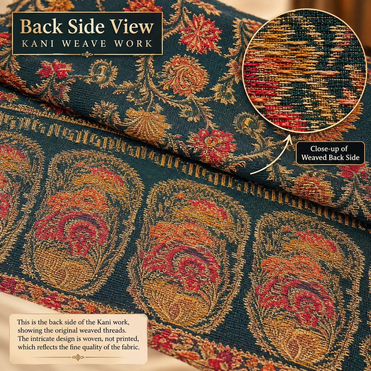 Regal Kani Zari Wool Blend –  KZ-0877