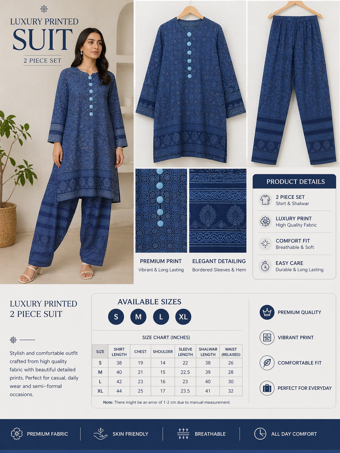 Stitched Ajrak 2 pc 0031