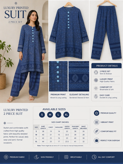 Stitched Ajrak 2 pc 0031