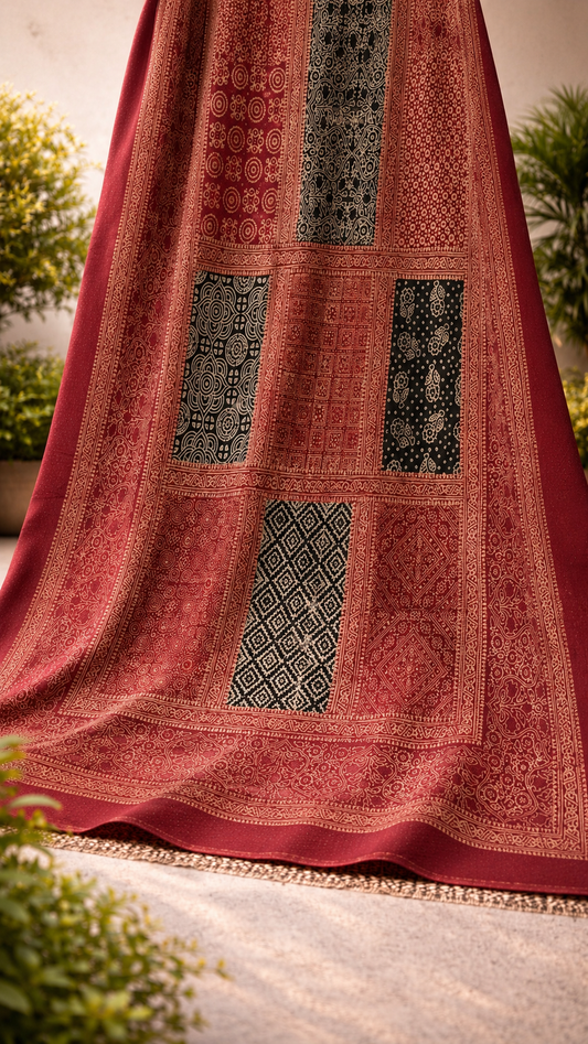 Ajrak Dupatta 0701