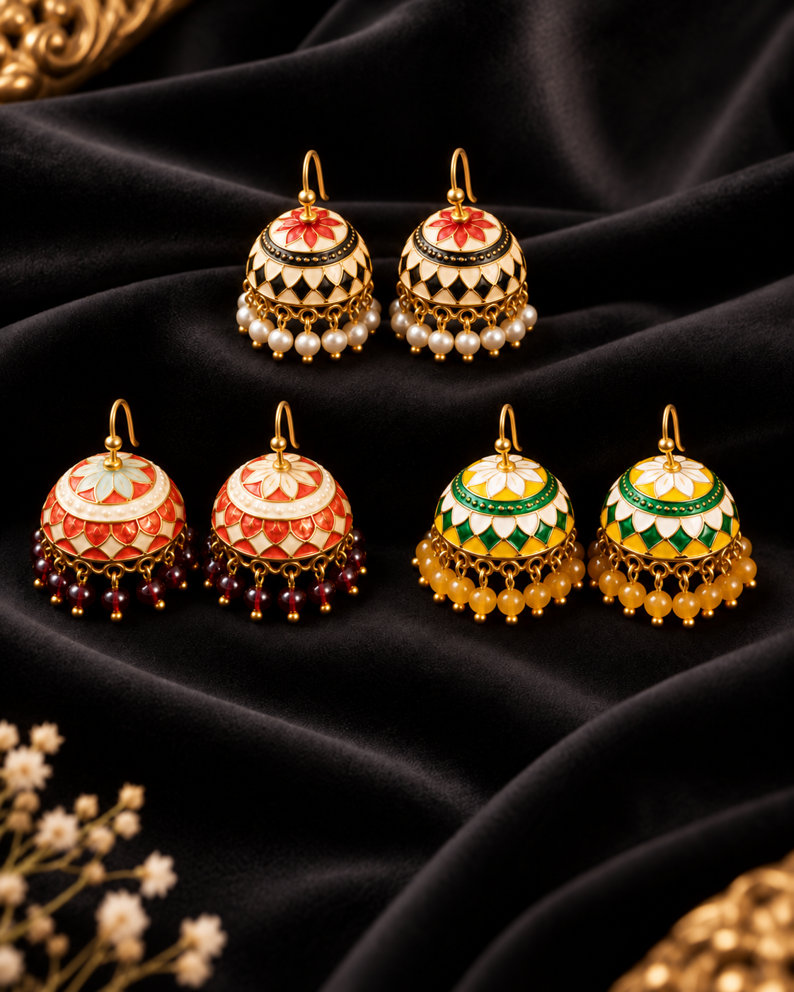 Heritage Jhumka Trio – 0843