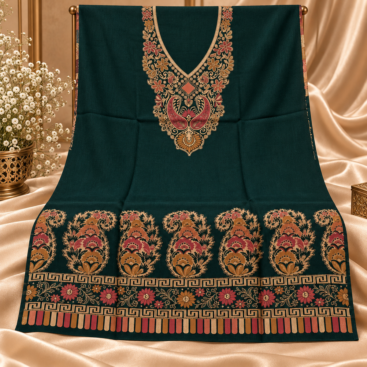 Regal Kani Zari Wool Blend –  KZ-0877