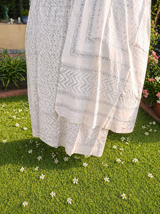 Ajrak silver block print 0015