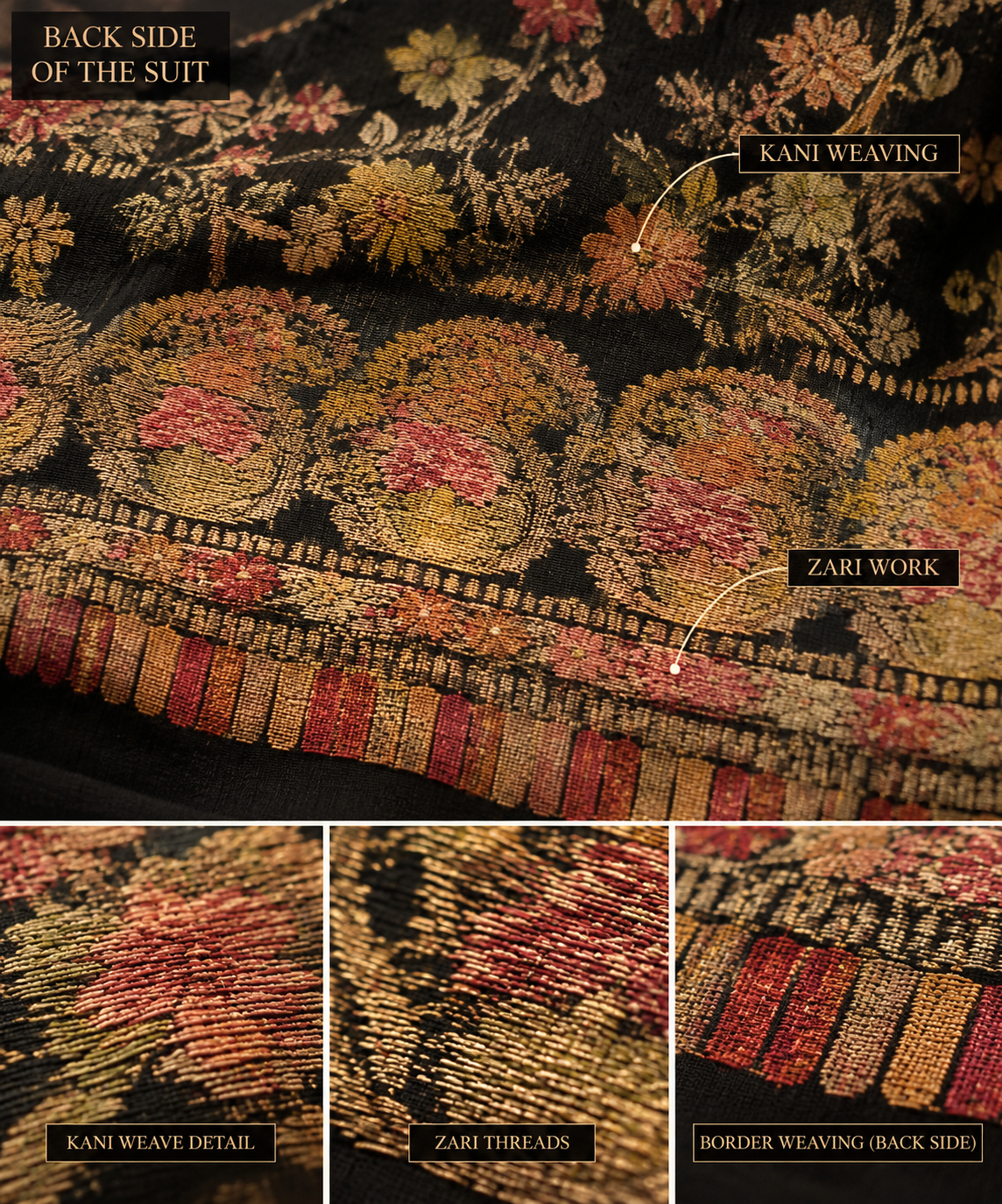 Regal Kani Zari Wool Blend  KZ-0880