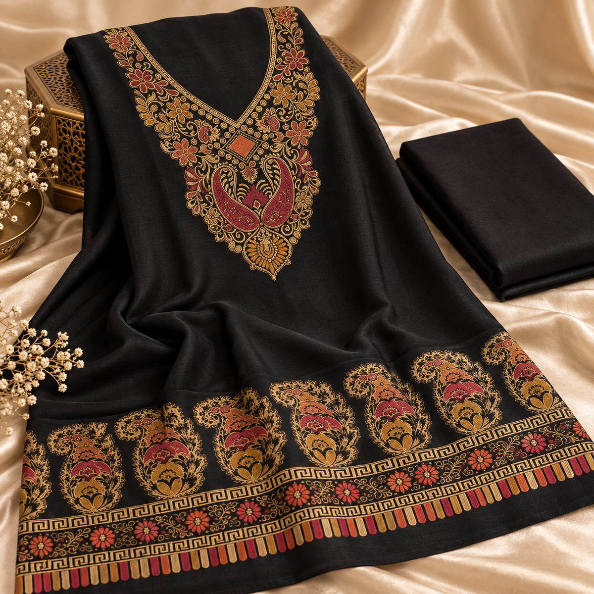 Regal Kani Zari Wool Blend  KZ-0880
