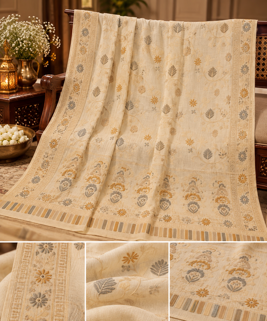 Regal Kani Zari Wool Blend---KZ-0878