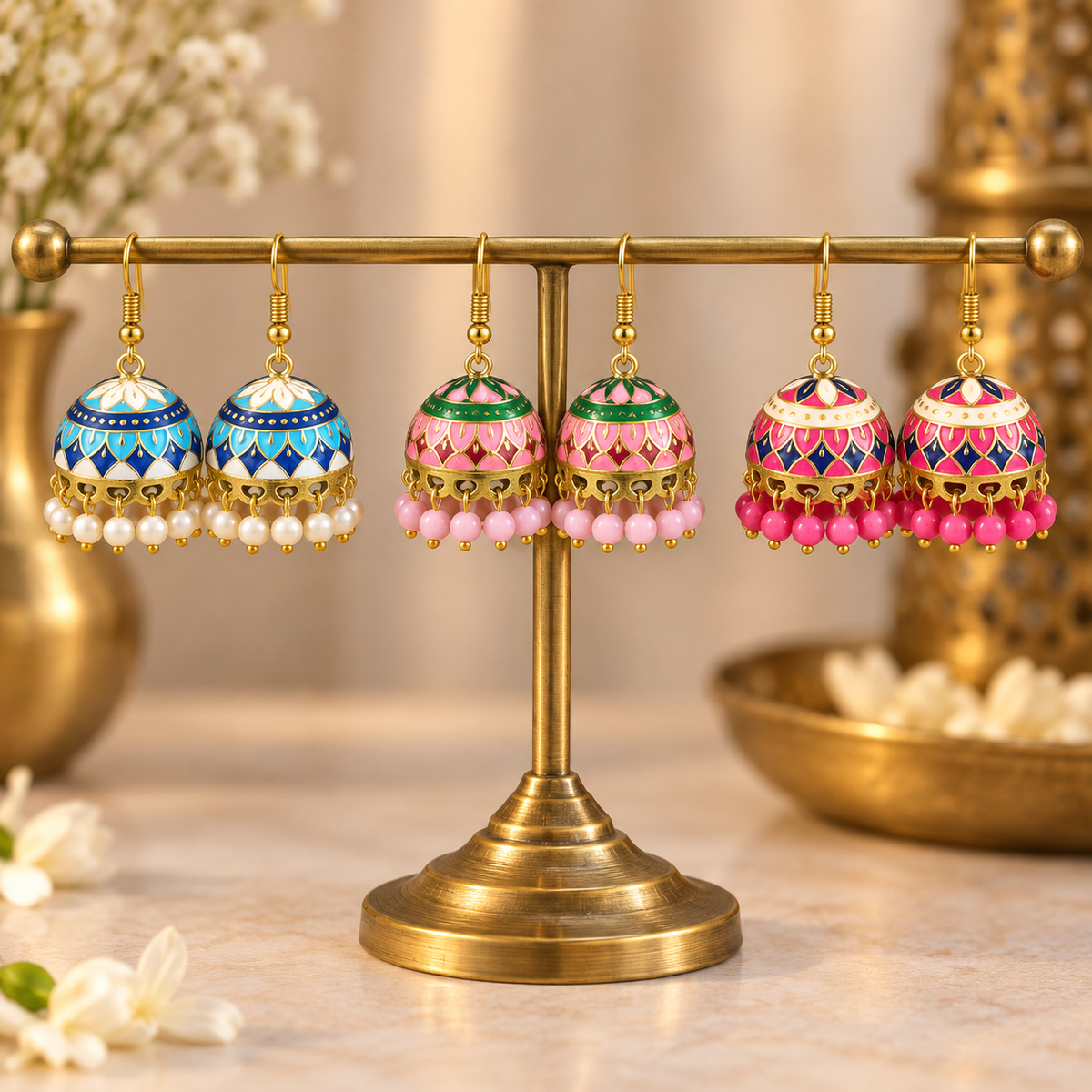 Heritage Jhumka Trio – 0850
