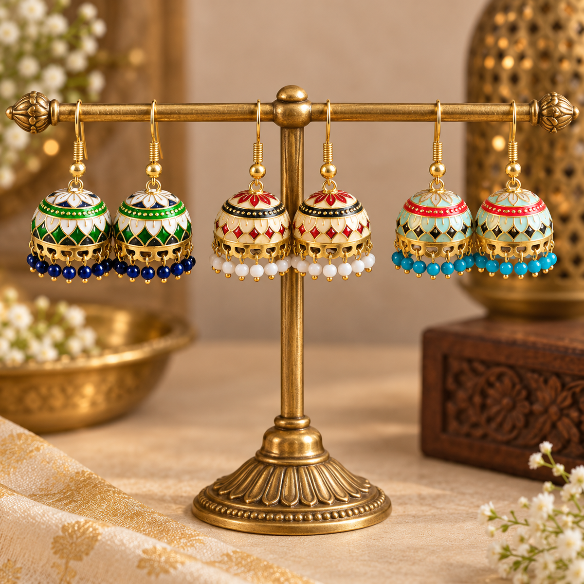 Heritage Jhumka Trio – 0851